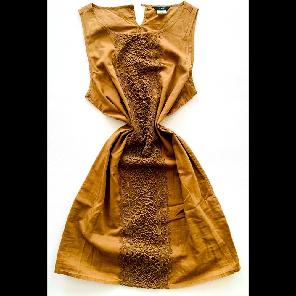 fine style mini dress, embroidery, size S